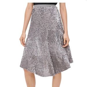 Calvin Klein Sequin Velvet Skirt